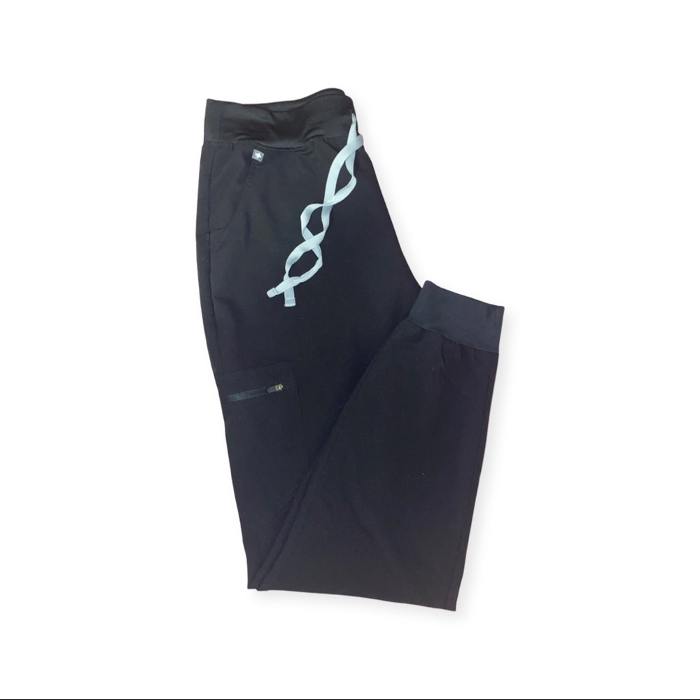 Large Tall Black FIGS Joggers